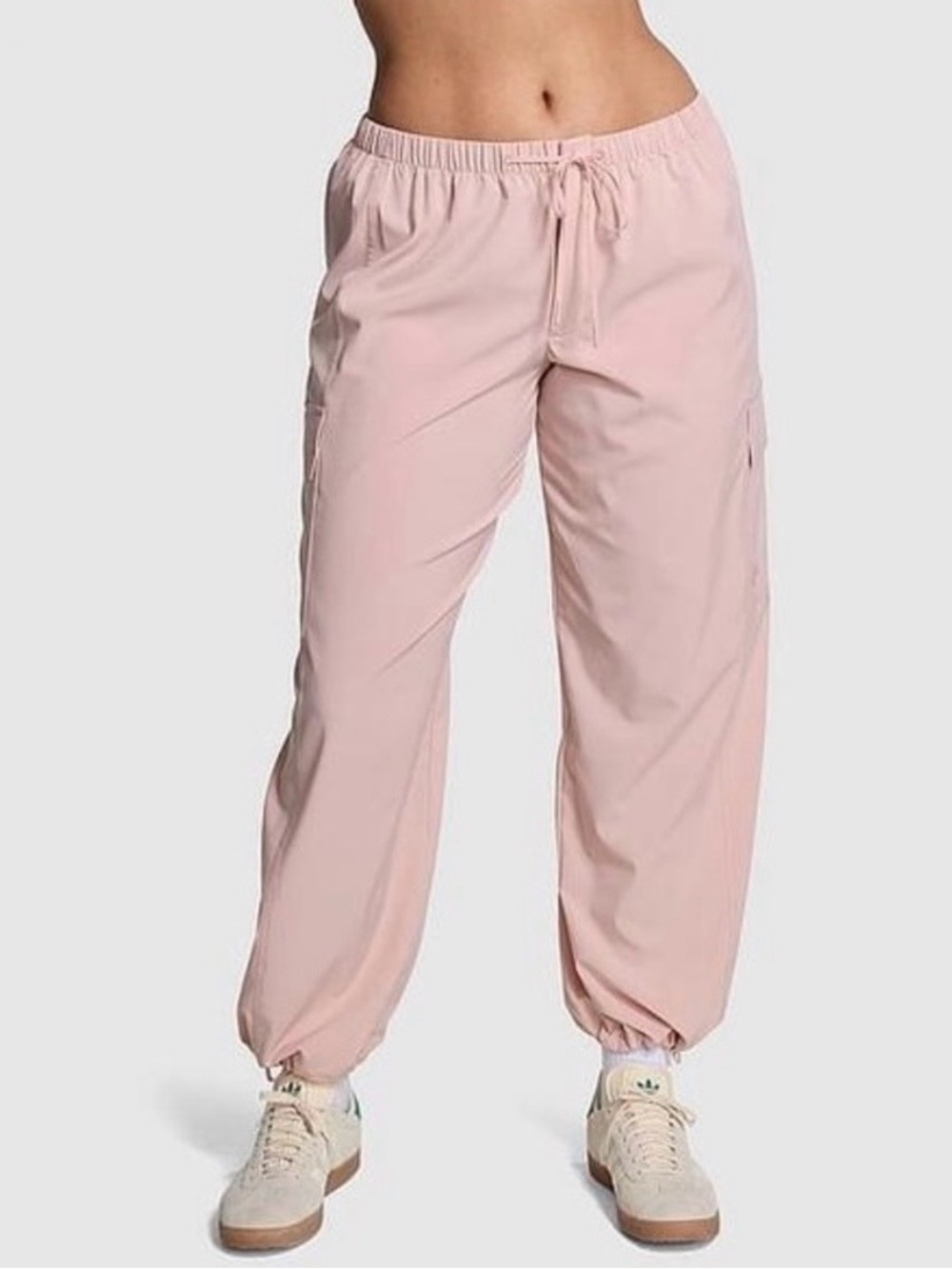 NWOT PINK Victoria's Secret Tech Stretch Cargo Pants